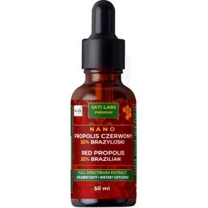 Propolis Czerwony Brazylijski, 30%, 50 ml,  Sati Labs