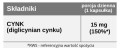 Cynk chelatowany 15mg, 60 kapsułek, Medica Herbs