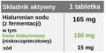 Kwas hialuronowy niskocząsteczkowy 150 mg, 100 tabletek wege, Aliness