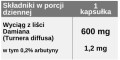 Liść Damiana 600 mg, Turnera diffusa, 60 kapsułek, Medica Herbs