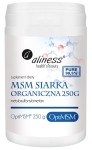 MSM siarka organiczna w proszku, 250 g, Aliness