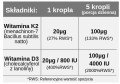 Naturalna Witamina K2 MK-7 + D3 Forte, w Kroplach 30ml, wege, Wish