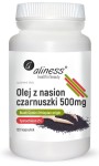 Olej z czarnuszki, 500 mg, 2% tymochinon, 120 kapsułek, Aliness