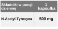 Tyrosine 500 mg, Tyrozyna, 100 kapsułek wege, Aliness
