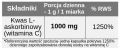 Witamina C (Kwas L-askorbinowy) w proszku, 500 g, proszek wege, Wish