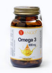 Omega 3 1000 mg, EPA DHA Witamina E, 60 kapsułek, Yango